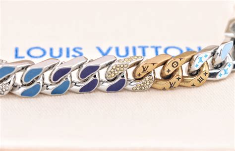 louis vuitton patches chain links bracelet|LV Links Bracelet S00 .